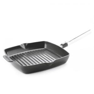 מחבת גריל קרמית מרובעת מסדרת Featherweights של GreenPan