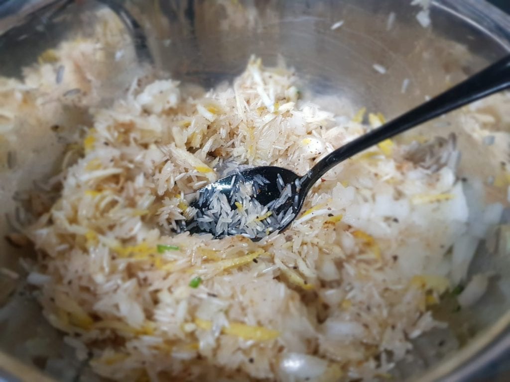 אורז למתכון של עלי חוביזה כעלי גפן